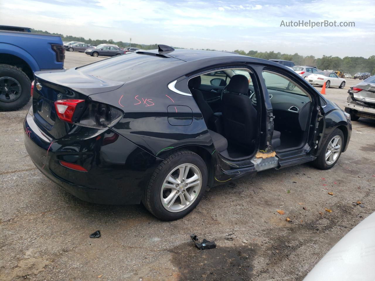 2018 Chevrolet Cruze Lt Black vin: 1G1BE5SM4J7213378