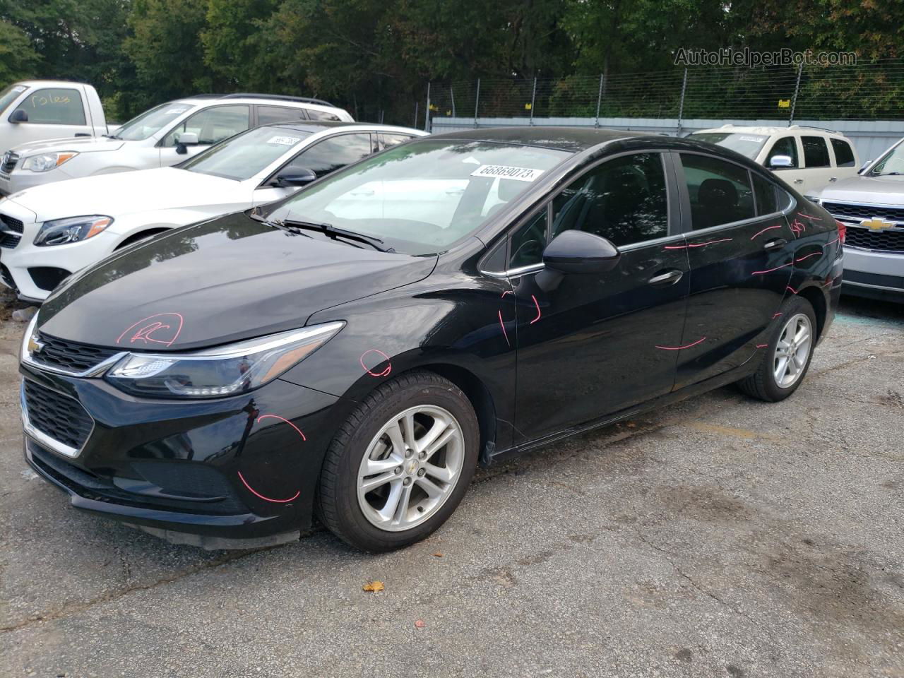 2018 Chevrolet Cruze Lt Black vin: 1G1BE5SM4J7213378