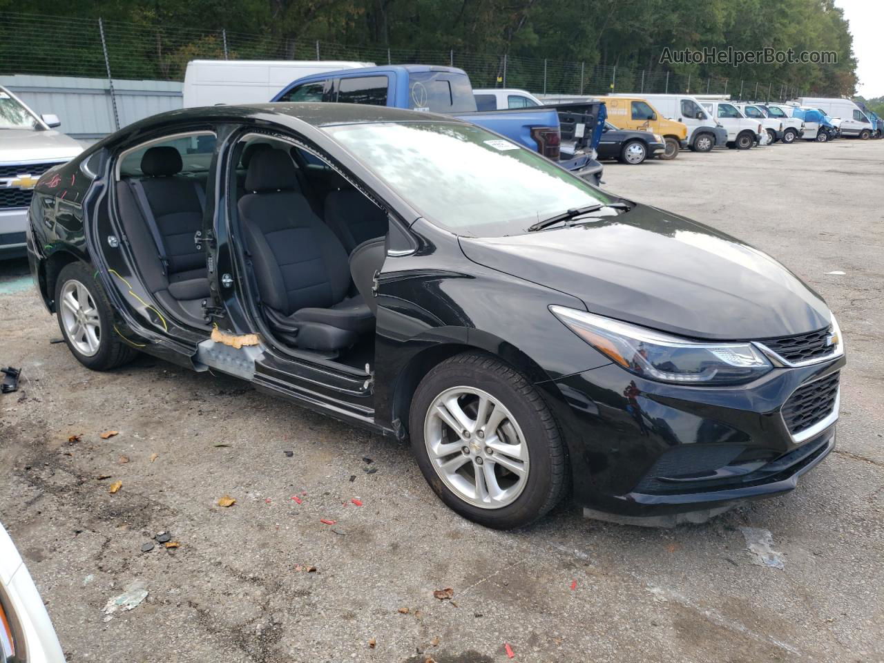 2018 Chevrolet Cruze Lt Черный vin: 1G1BE5SM4J7213378