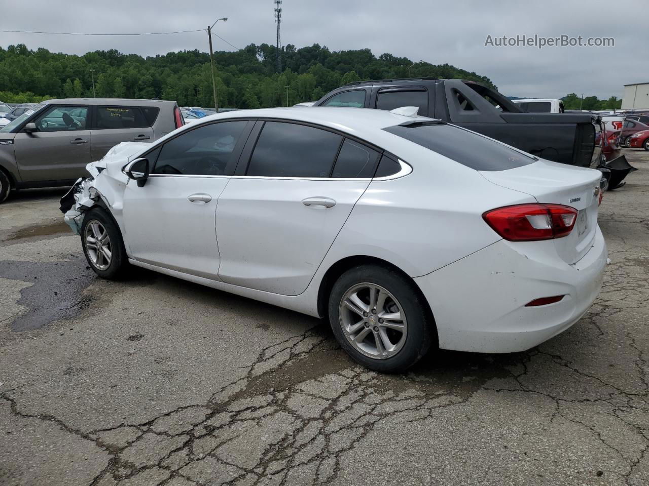 2018 Chevrolet Cruze Lt White vin: 1G1BE5SM4J7234781