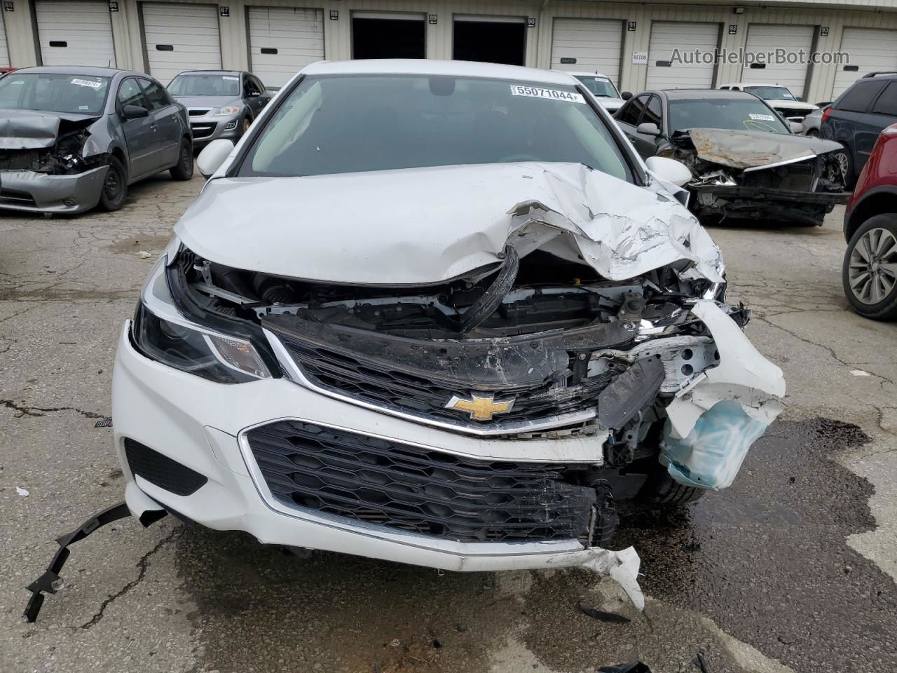 2018 Chevrolet Cruze Lt Белый vin: 1G1BE5SM4J7234781