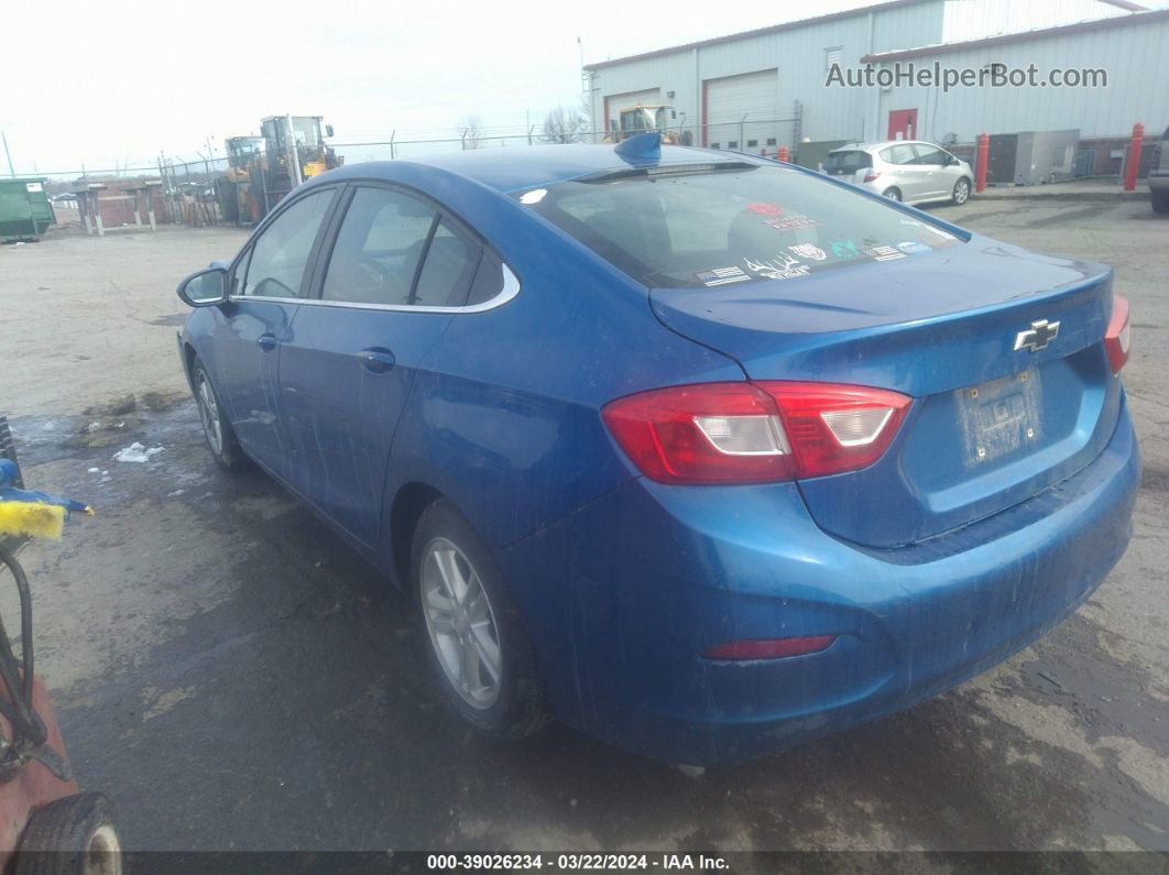 2016 Chevrolet Cruze Lt Auto Blue vin: 1G1BE5SM5G7258547