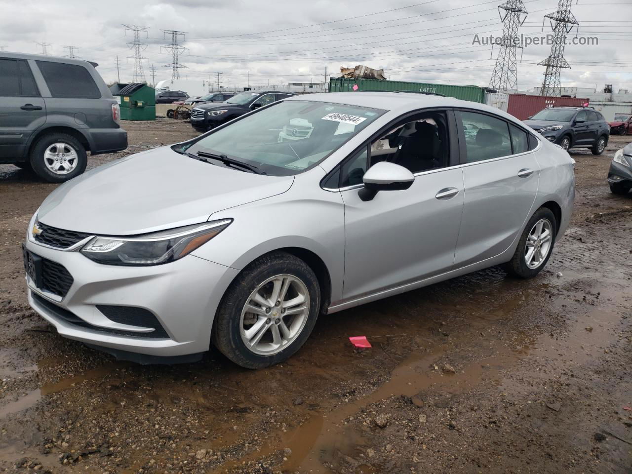 2016 Chevrolet Cruze Lt Silver vin: 1G1BE5SM5G7261237