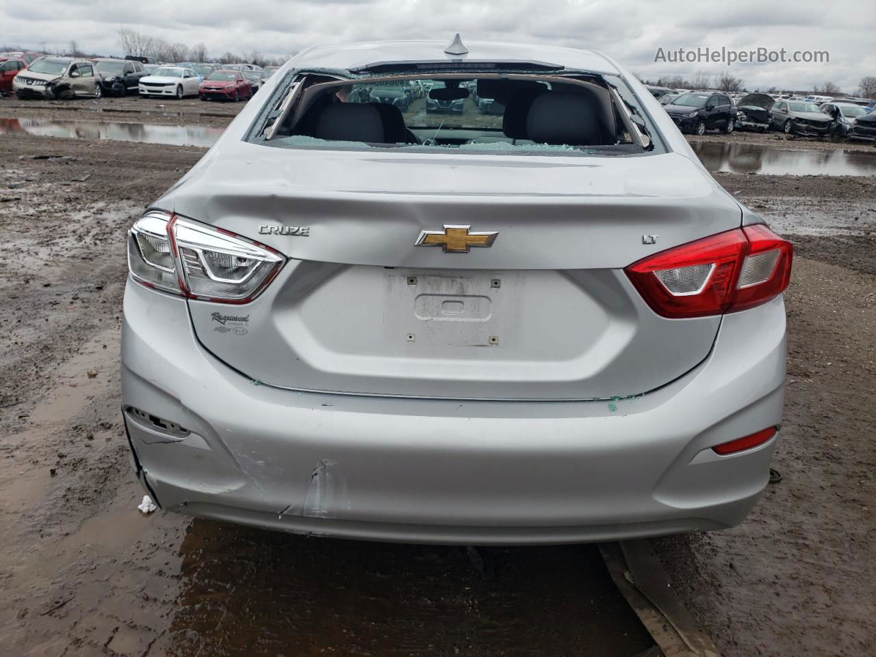 2016 Chevrolet Cruze Lt Серебряный vin: 1G1BE5SM5G7261237