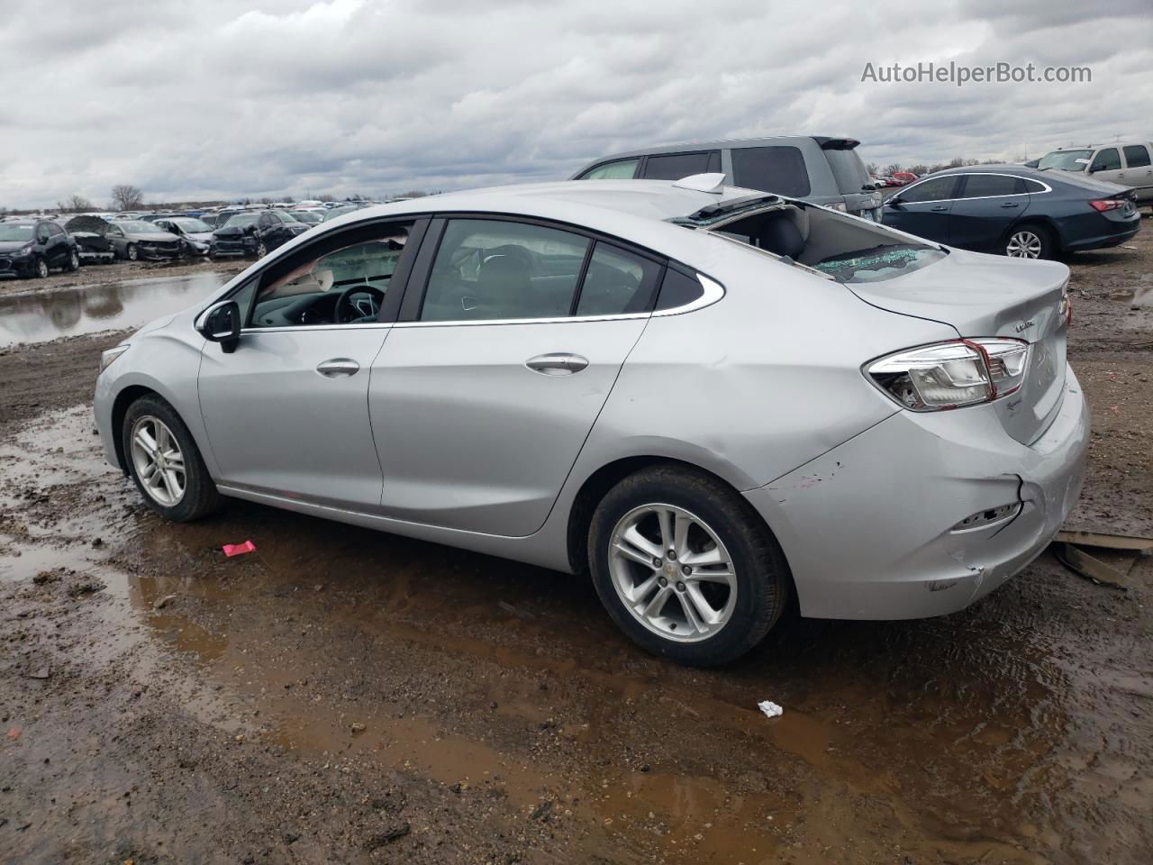 2016 Chevrolet Cruze Lt Silver vin: 1G1BE5SM5G7261237