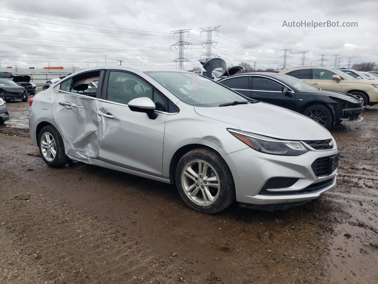 2016 Chevrolet Cruze Lt Silver vin: 1G1BE5SM5G7261237