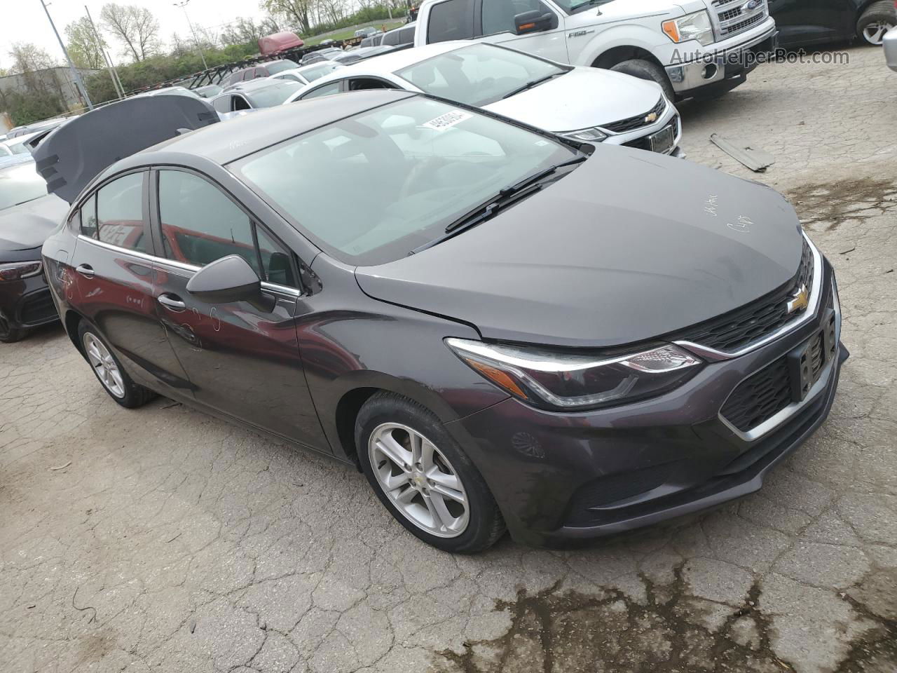 2016 Chevrolet Cruze Lt Charcoal vin: 1G1BE5SM5G7265160