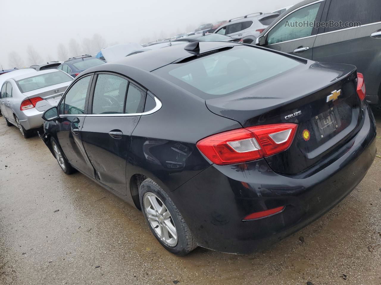 2016 Chevrolet Cruze Lt Черный vin: 1G1BE5SM5G7287630