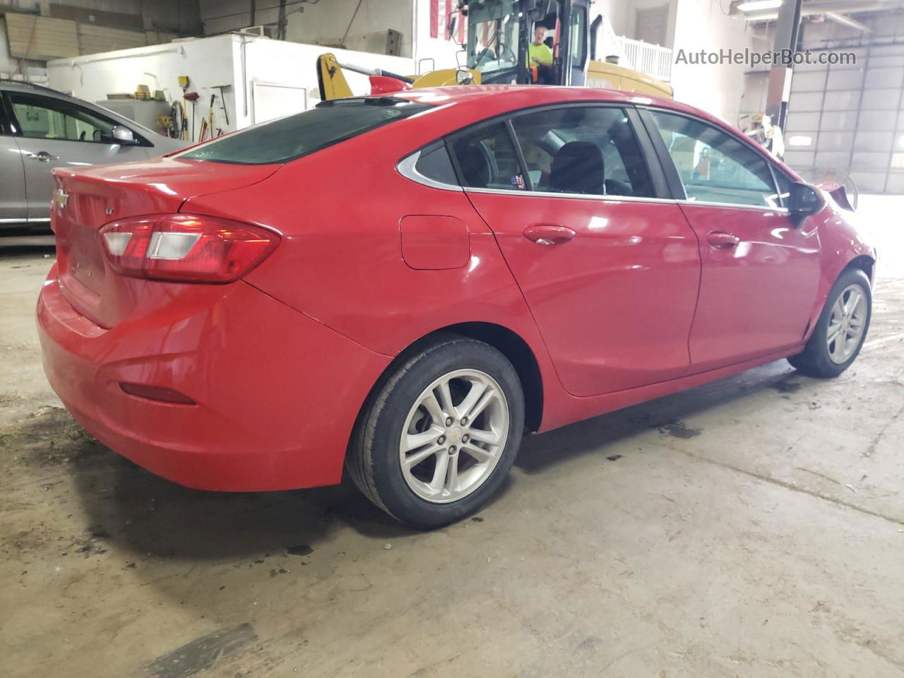 2016 Chevrolet Cruze Lt Red vin: 1G1BE5SM5G7290687