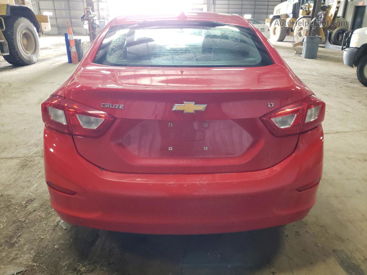 2016 Chevrolet Cruze Lt Red vin: 1G1BE5SM5G7290687