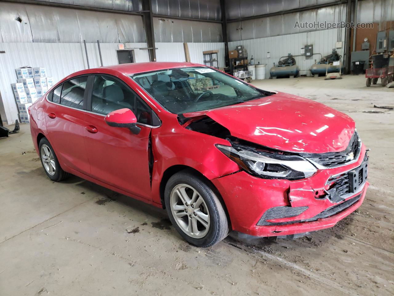 2016 Chevrolet Cruze Lt Red vin: 1G1BE5SM5G7290687