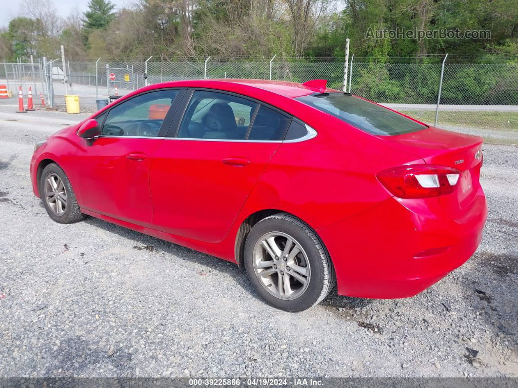 2016 Chevrolet Cruze Lt Auto Red vin: 1G1BE5SM5G7290964