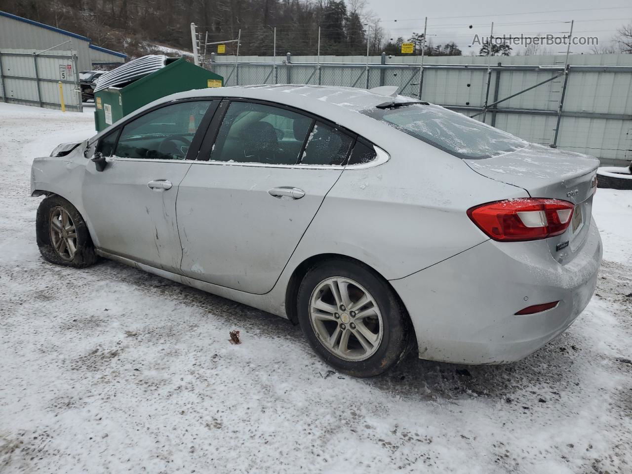 2016 Chevrolet Cruze Lt Silver vin: 1G1BE5SM5G7291757