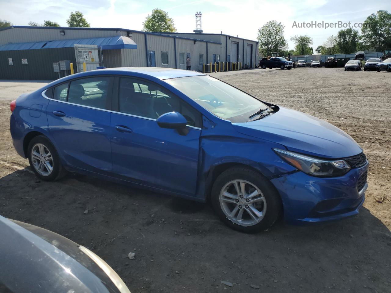 2016 Chevrolet Cruze Lt Blue vin: 1G1BE5SM5G7305592