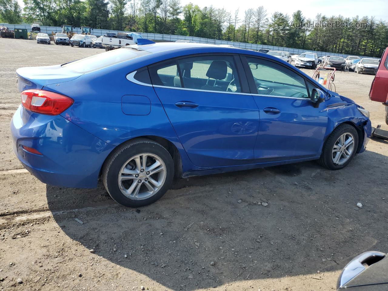 2016 Chevrolet Cruze Lt Blue vin: 1G1BE5SM5G7305592