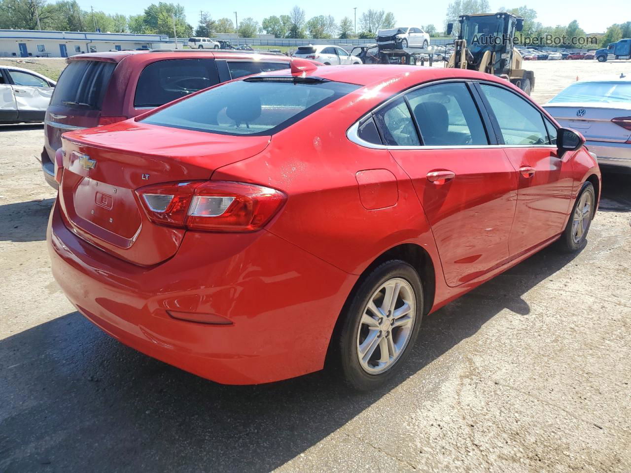 2016 Chevrolet Cruze Lt Red vin: 1G1BE5SM5G7314468