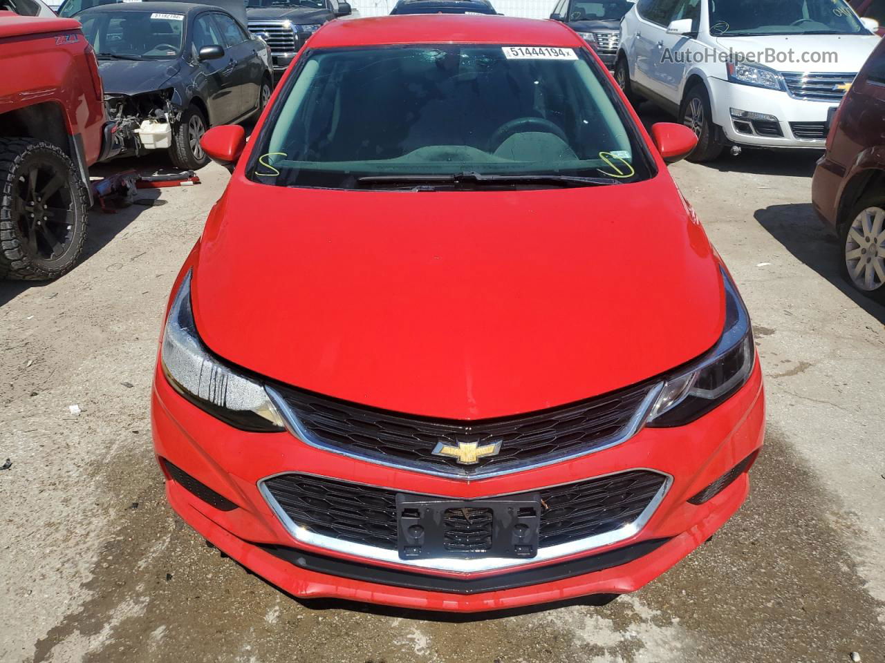 2016 Chevrolet Cruze Lt Red vin: 1G1BE5SM5G7314468