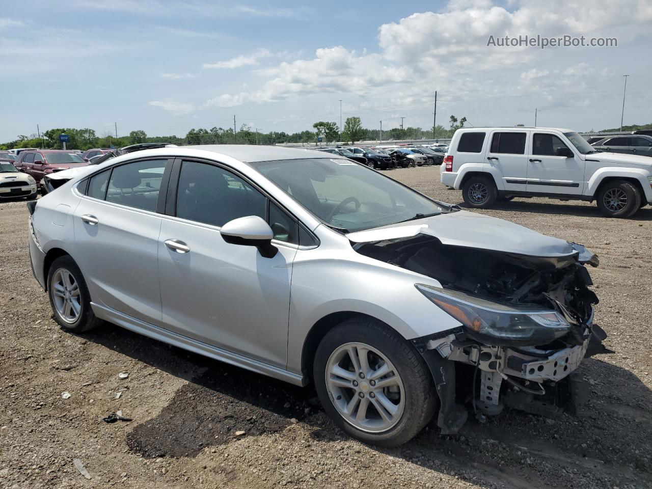 2016 Chevrolet Cruze Lt Silver vin: 1G1BE5SM5G7326832