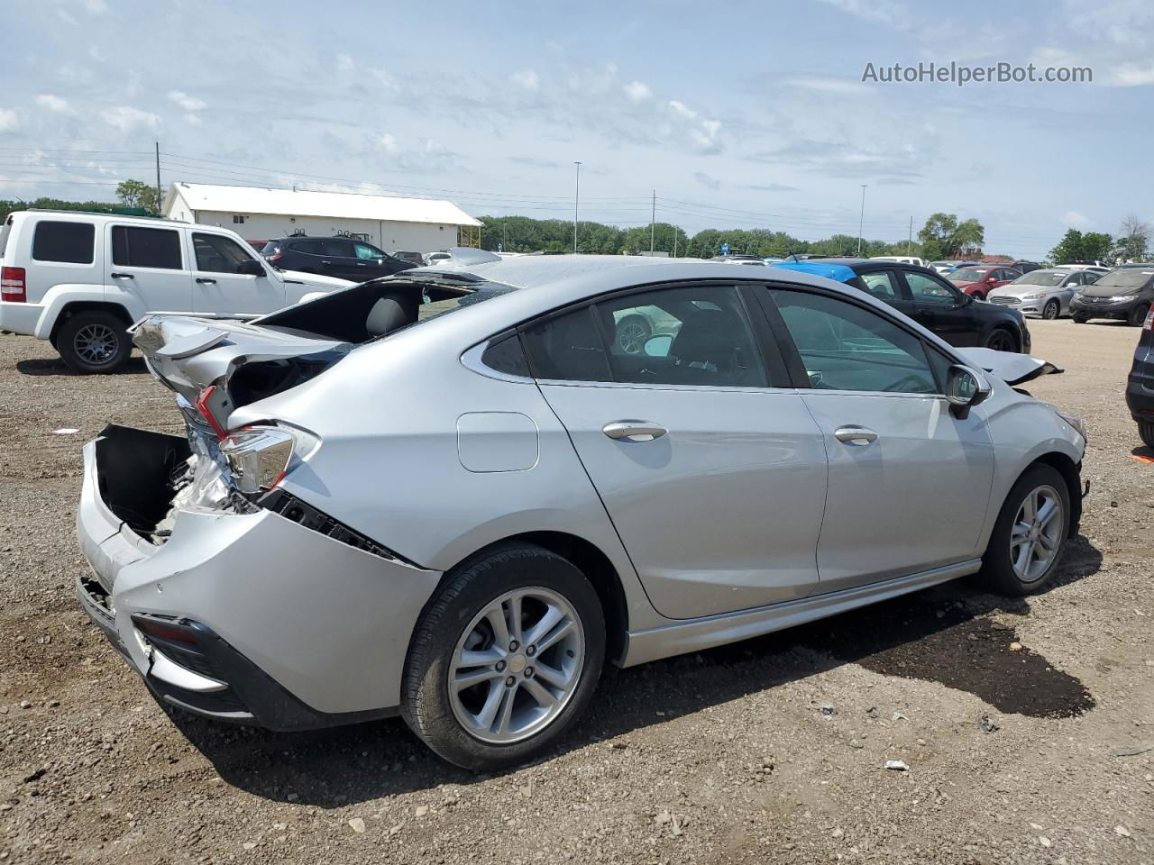 2016 Chevrolet Cruze Lt Серебряный vin: 1G1BE5SM5G7326832