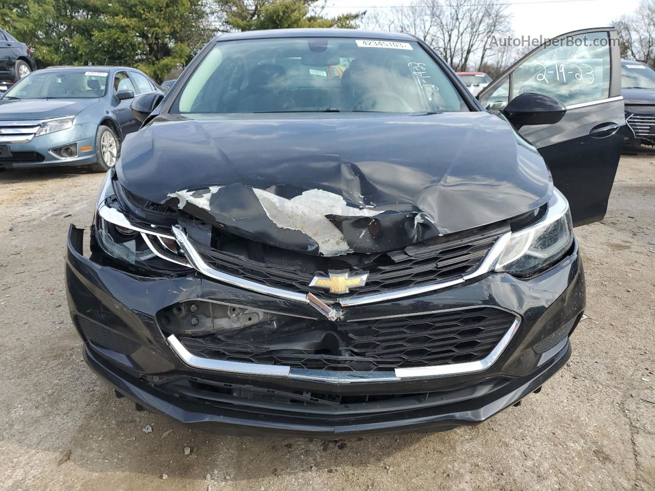 2017 Chevrolet Cruze Lt Black vin: 1G1BE5SM5H7118001