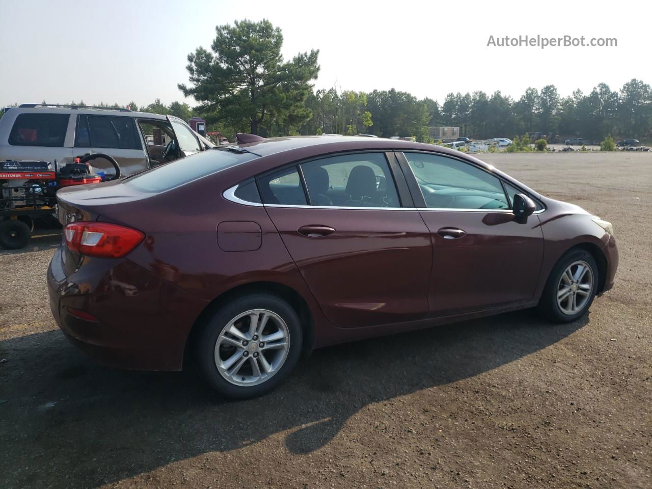 2017 Chevrolet Cruze Lt Бордовый vin: 1G1BE5SM5H7121528