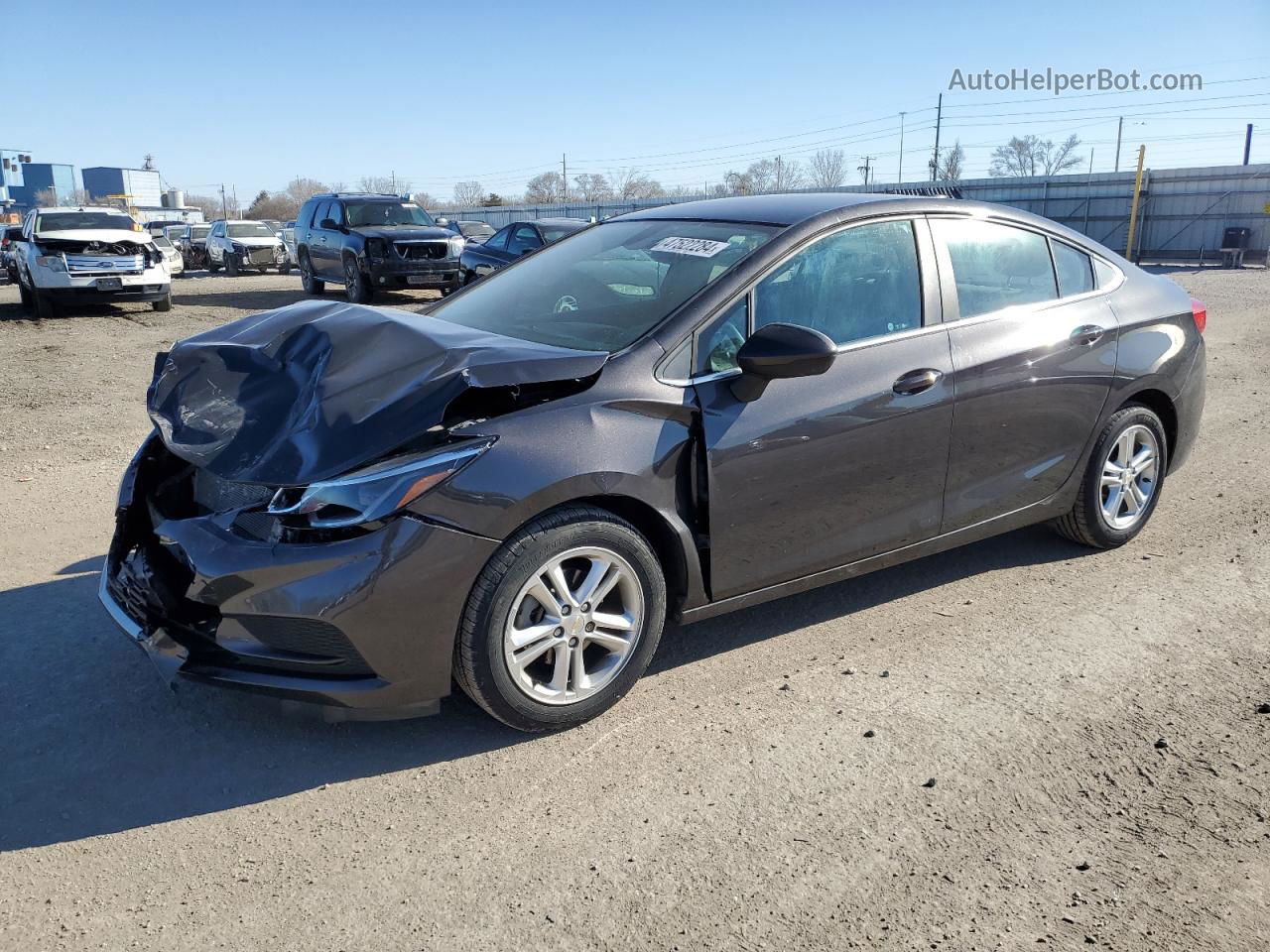 2017 Chevrolet Cruze Lt Черный vin: 1G1BE5SM5H7145795