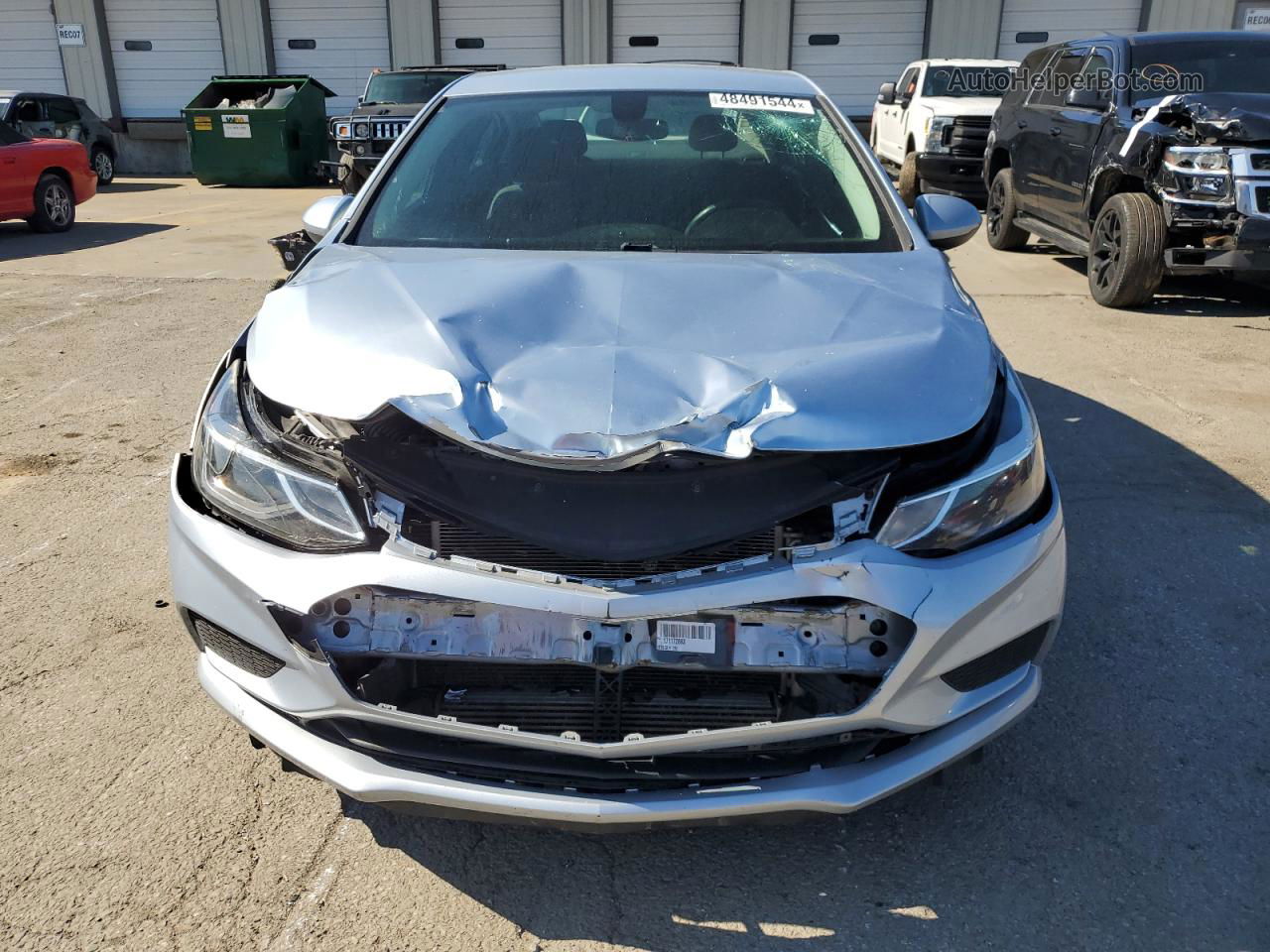 2017 Chevrolet Cruze Lt Blue vin: 1G1BE5SM5H7172141