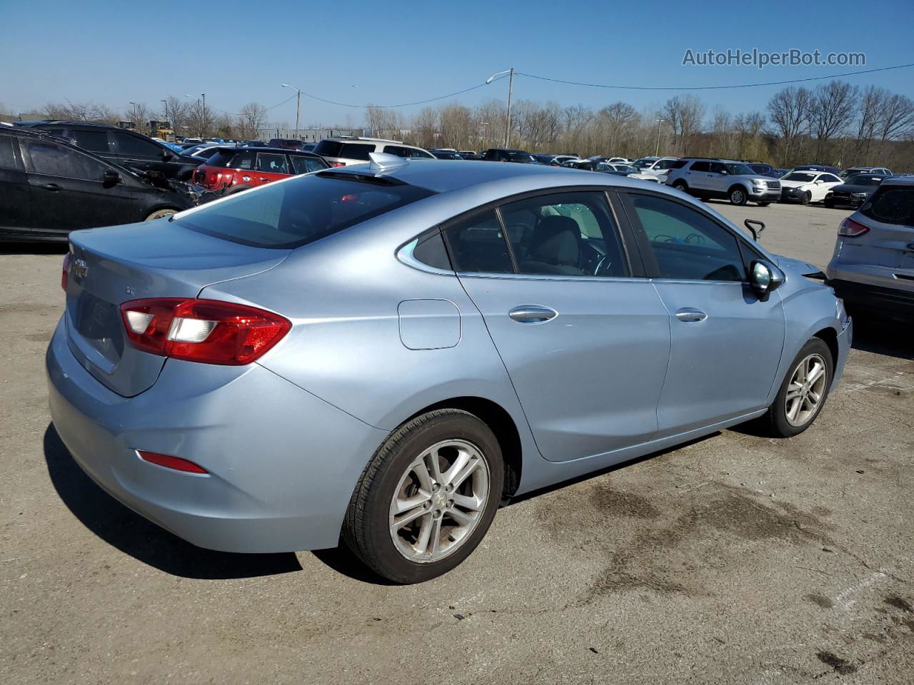 2017 Chevrolet Cruze Lt Blue vin: 1G1BE5SM5H7172141