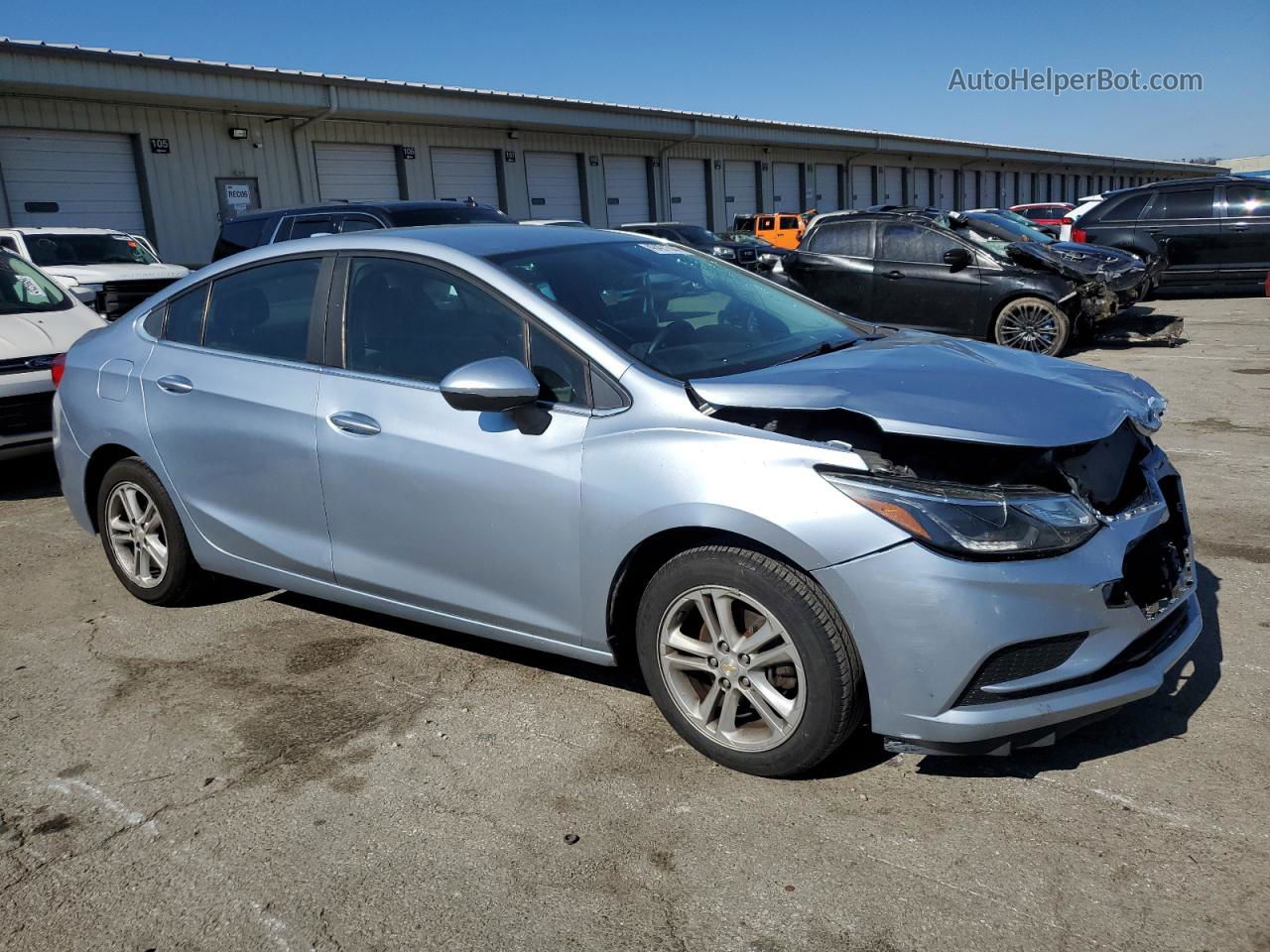 2017 Chevrolet Cruze Lt Blue vin: 1G1BE5SM5H7172141