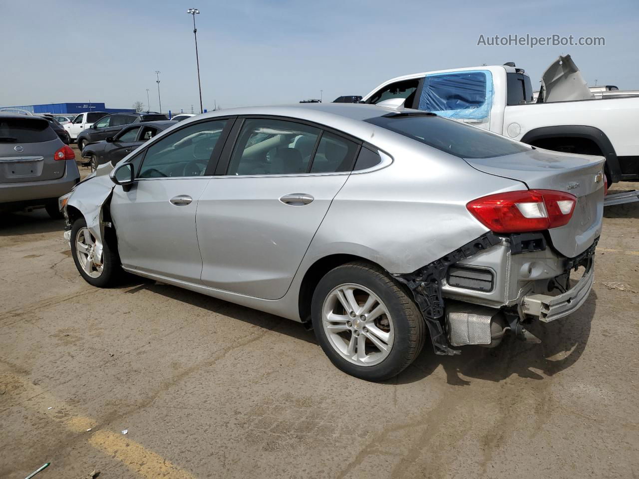 2017 Chevrolet Cruze Lt Серебряный vin: 1G1BE5SM5H7172852