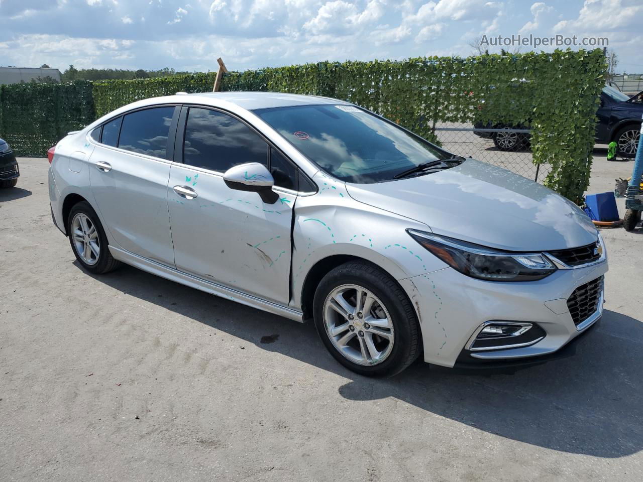 2017 Chevrolet Cruze Lt Серебряный vin: 1G1BE5SM5H7207910