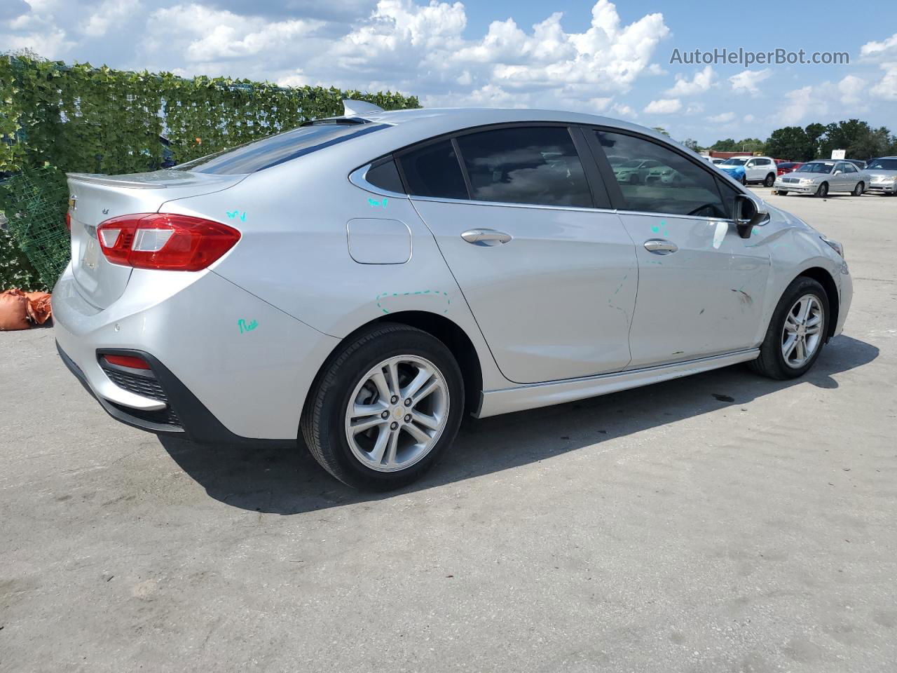 2017 Chevrolet Cruze Lt Серебряный vin: 1G1BE5SM5H7207910