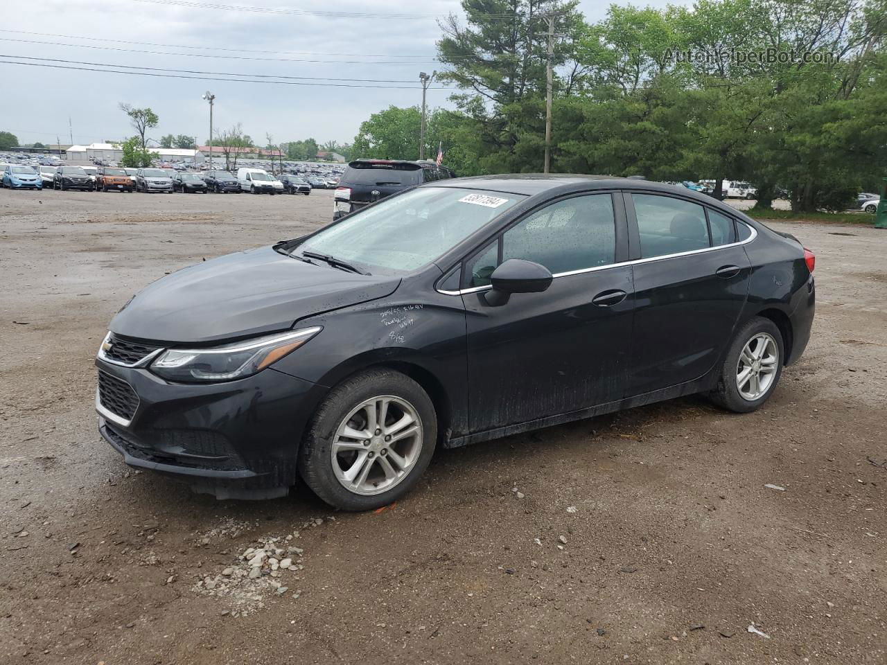 2017 Chevrolet Cruze Lt Черный vin: 1G1BE5SM5H7212914