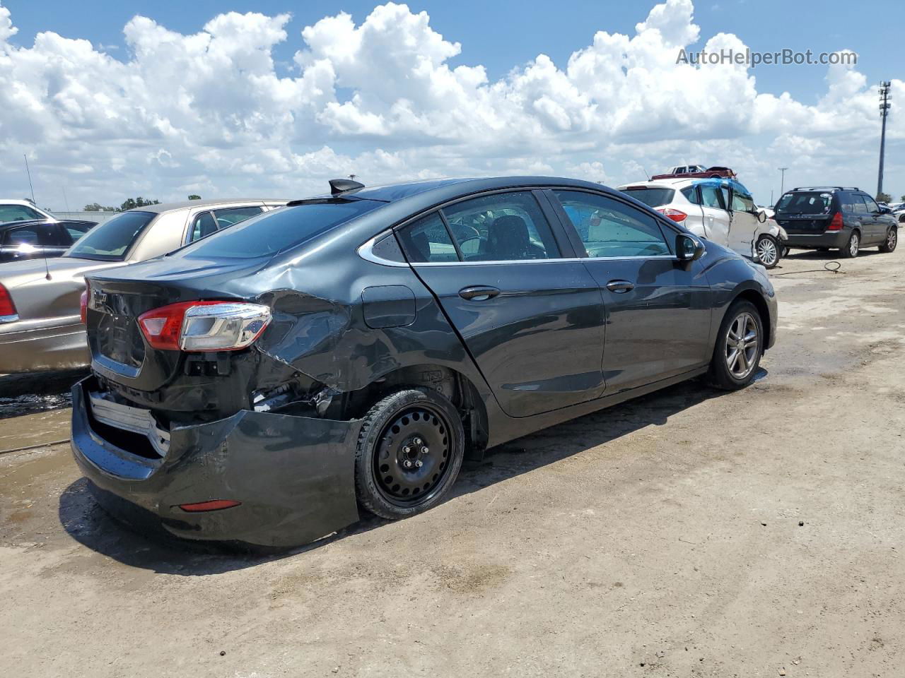 2017 Chevrolet Cruze Lt Charcoal vin: 1G1BE5SM5H7213416