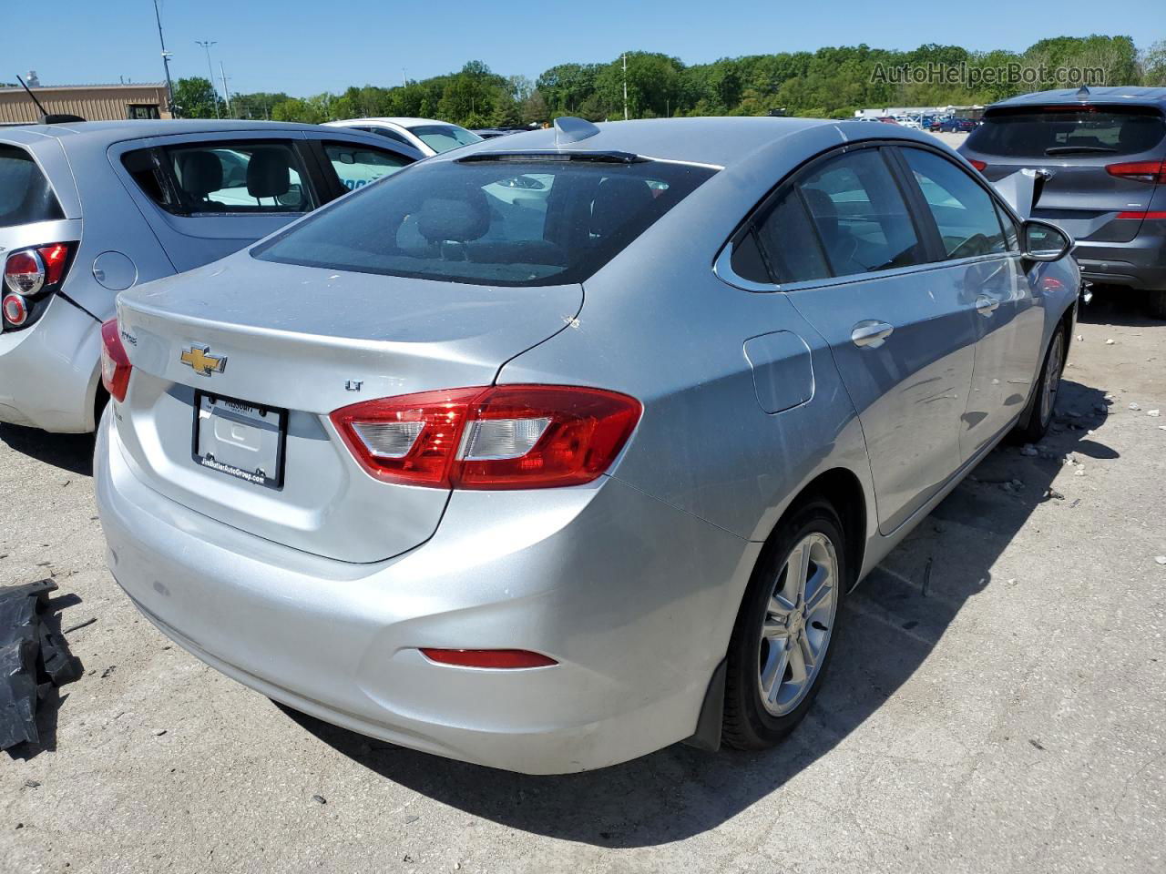 2017 Chevrolet Cruze Lt Silver vin: 1G1BE5SM5H7230250