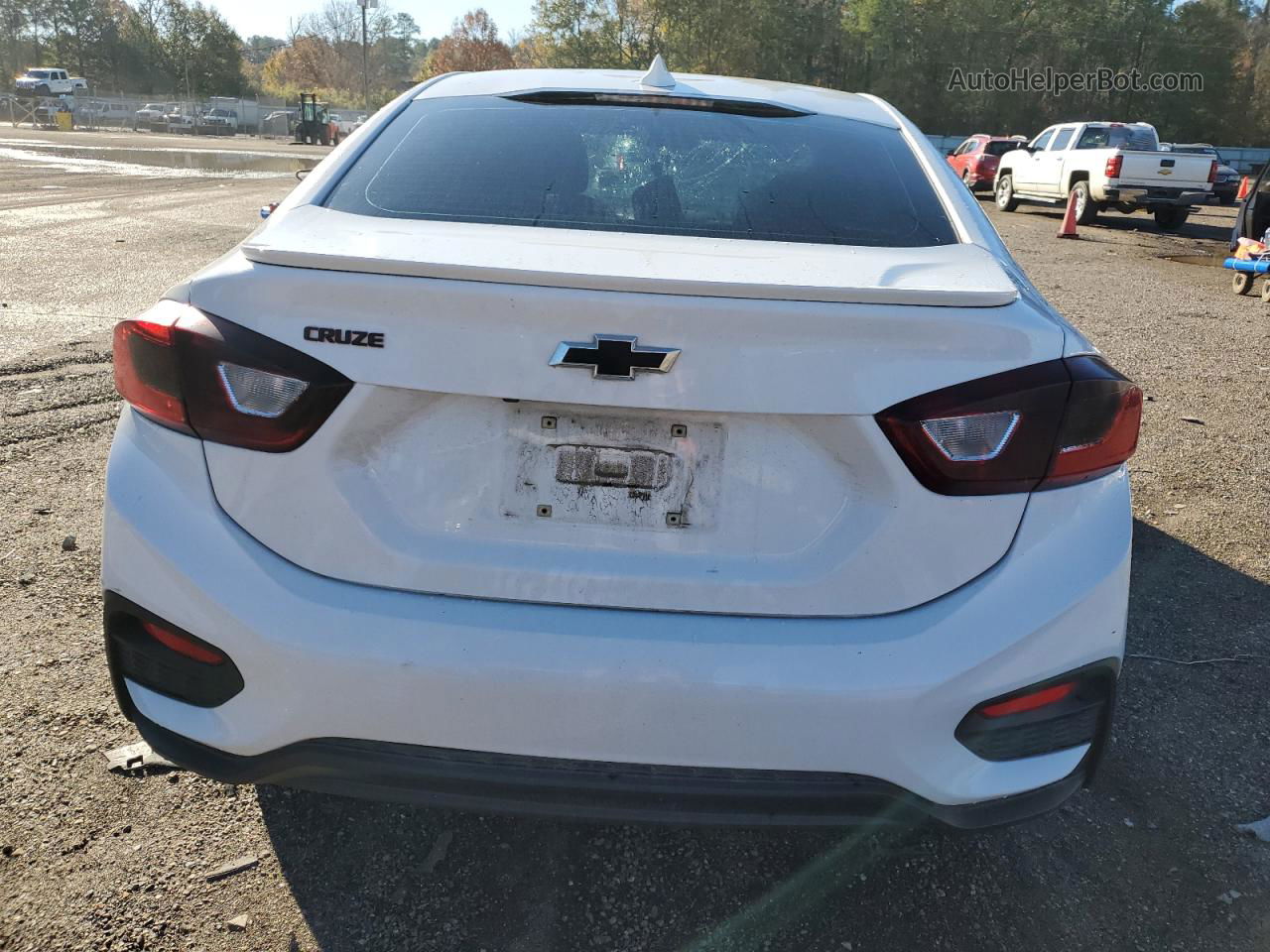 2017 Chevrolet Cruze Lt White vin: 1G1BE5SM5H7248778