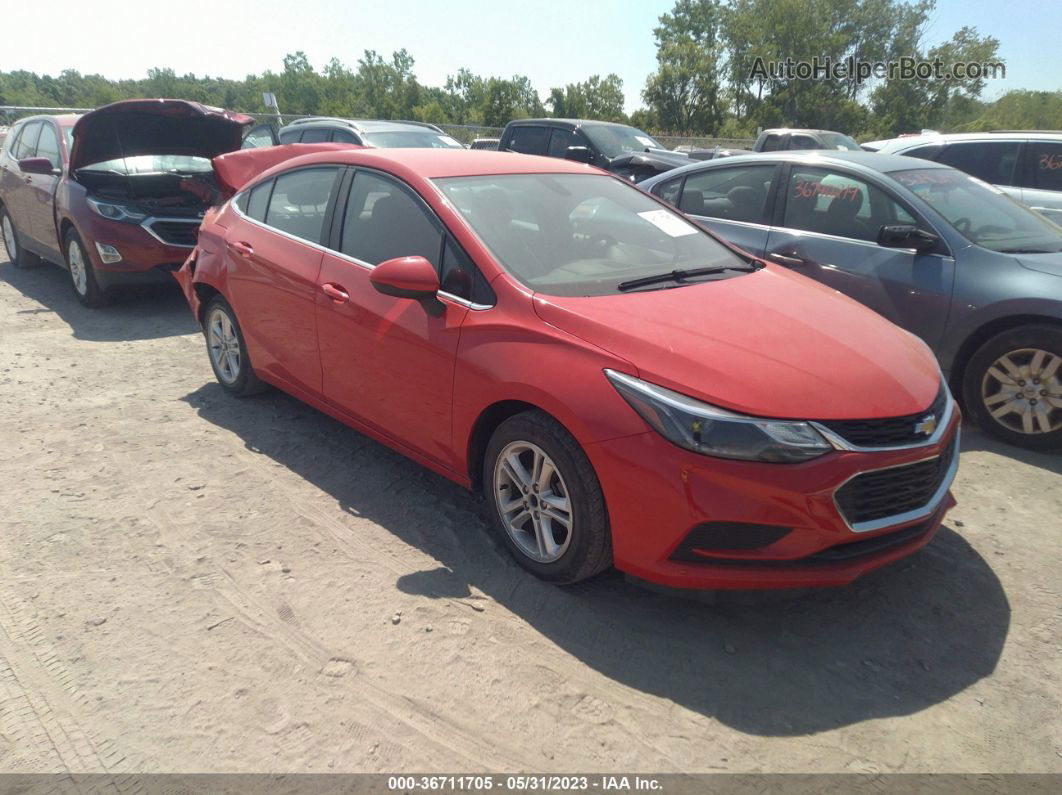 2018 Chevrolet Cruze Lt Red vin: 1G1BE5SM5J7107280