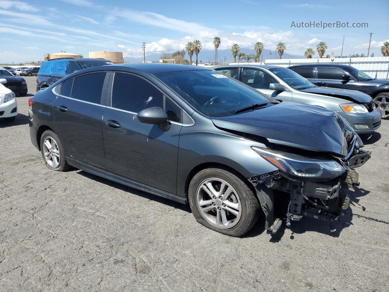 2018 Chevrolet Cruze Lt Blue vin: 1G1BE5SM5J7110910