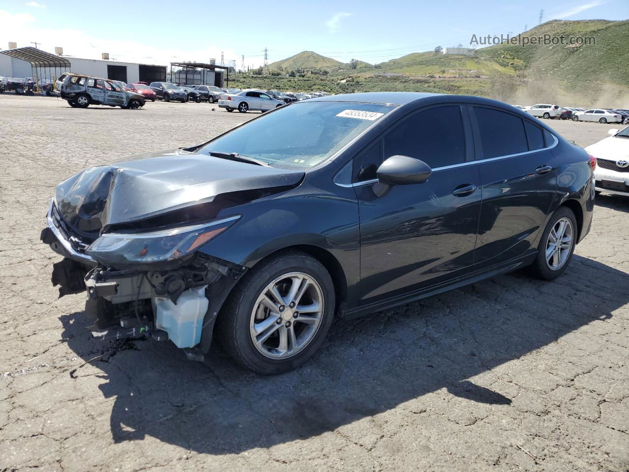 2018 Chevrolet Cruze Lt Blue vin: 1G1BE5SM5J7110910