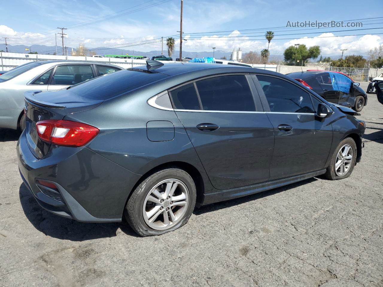 2018 Chevrolet Cruze Lt Blue vin: 1G1BE5SM5J7110910