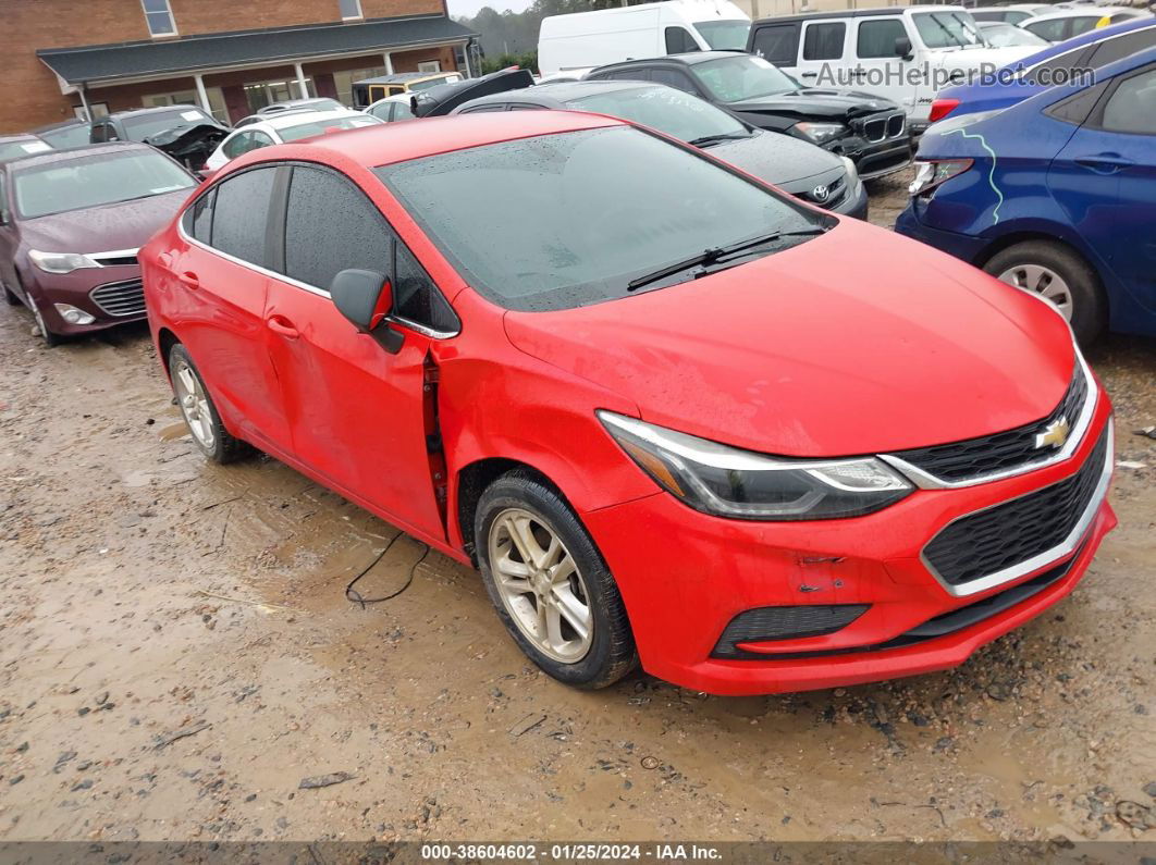 2018 Chevrolet Cruze Lt Auto Red vin: 1G1BE5SM5J7115301