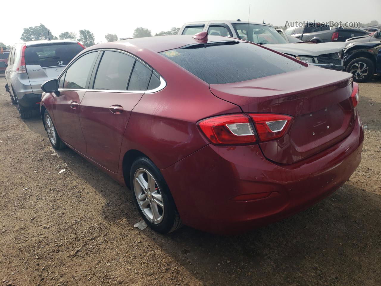 2018 Chevrolet Cruze Lt Red vin: 1G1BE5SM5J7116707