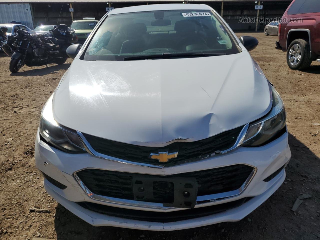 2018 Chevrolet Cruze Lt White vin: 1G1BE5SM5J7118473