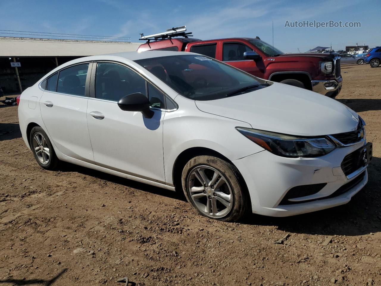 2018 Chevrolet Cruze Lt White vin: 1G1BE5SM5J7118473