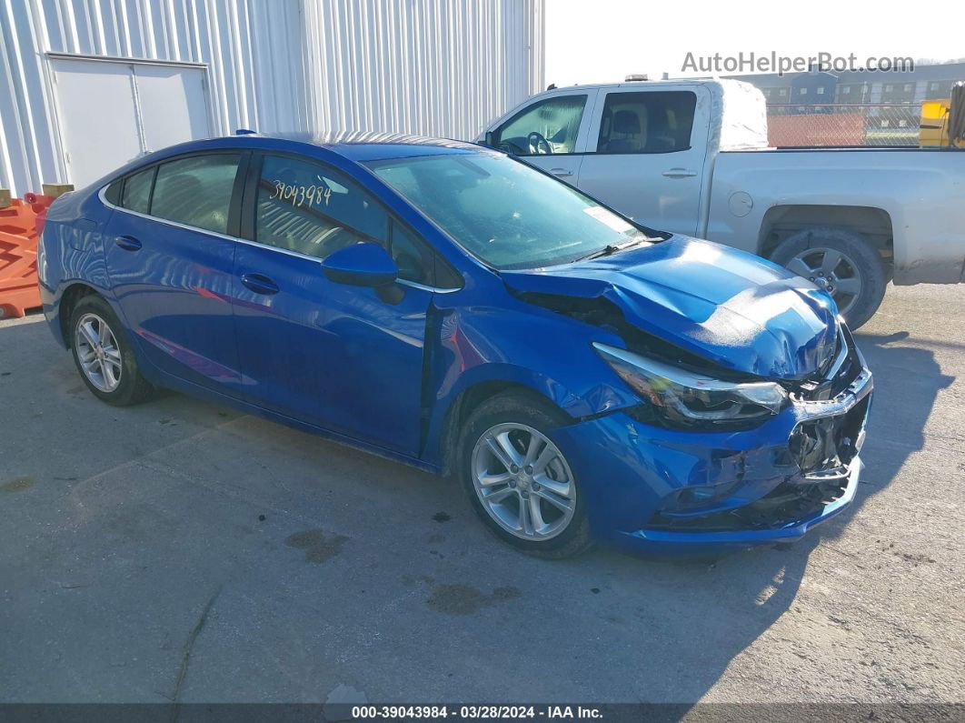 2018 Chevrolet Cruze Lt Auto Blue vin: 1G1BE5SM5J7140795