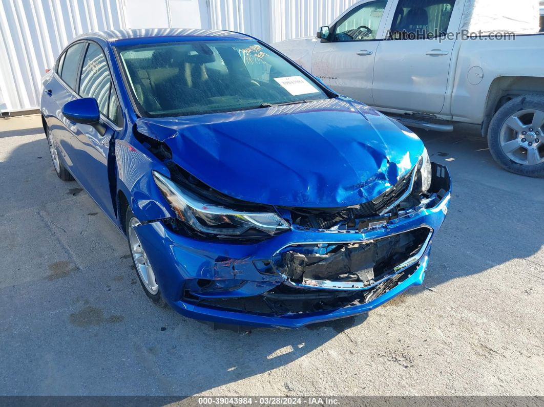 2018 Chevrolet Cruze Lt Auto Blue vin: 1G1BE5SM5J7140795