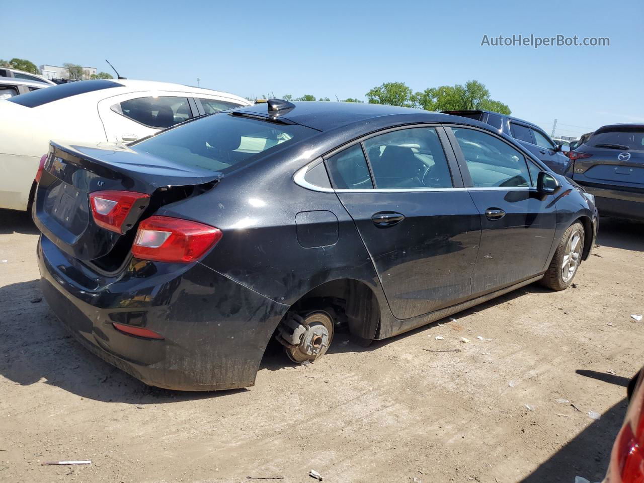 2018 Chevrolet Cruze Lt Black vin: 1G1BE5SM5J7157886