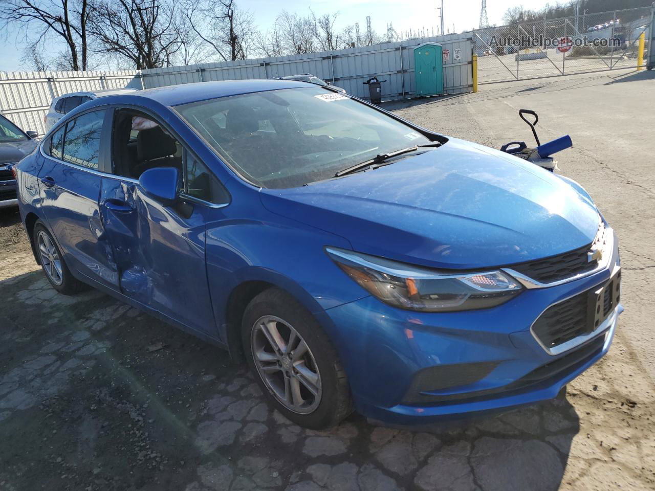 2018 Chevrolet Cruze Lt Blue vin: 1G1BE5SM5J7173120