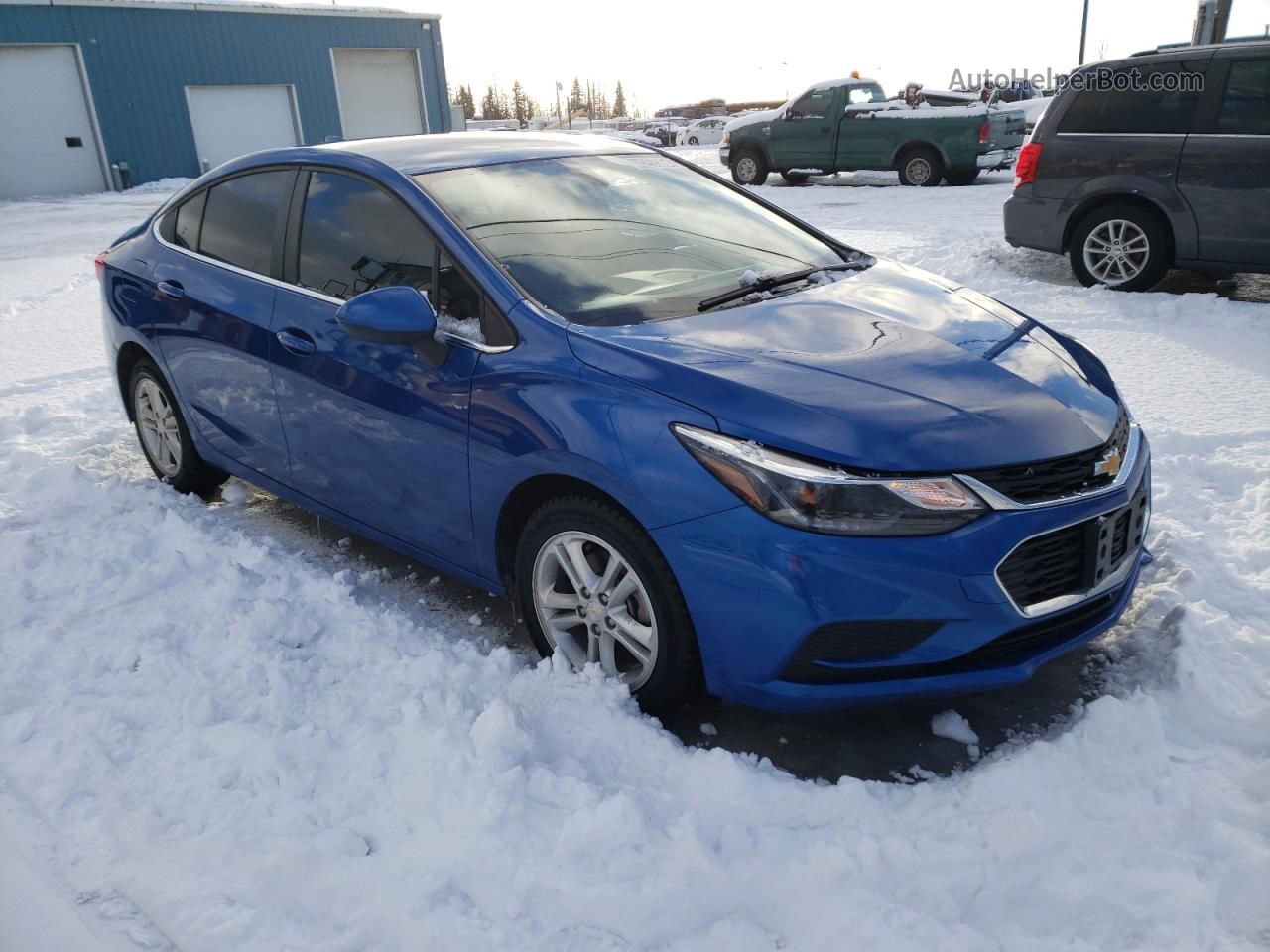 2018 Chevrolet Cruze Lt Blue vin: 1G1BE5SM5J7181136