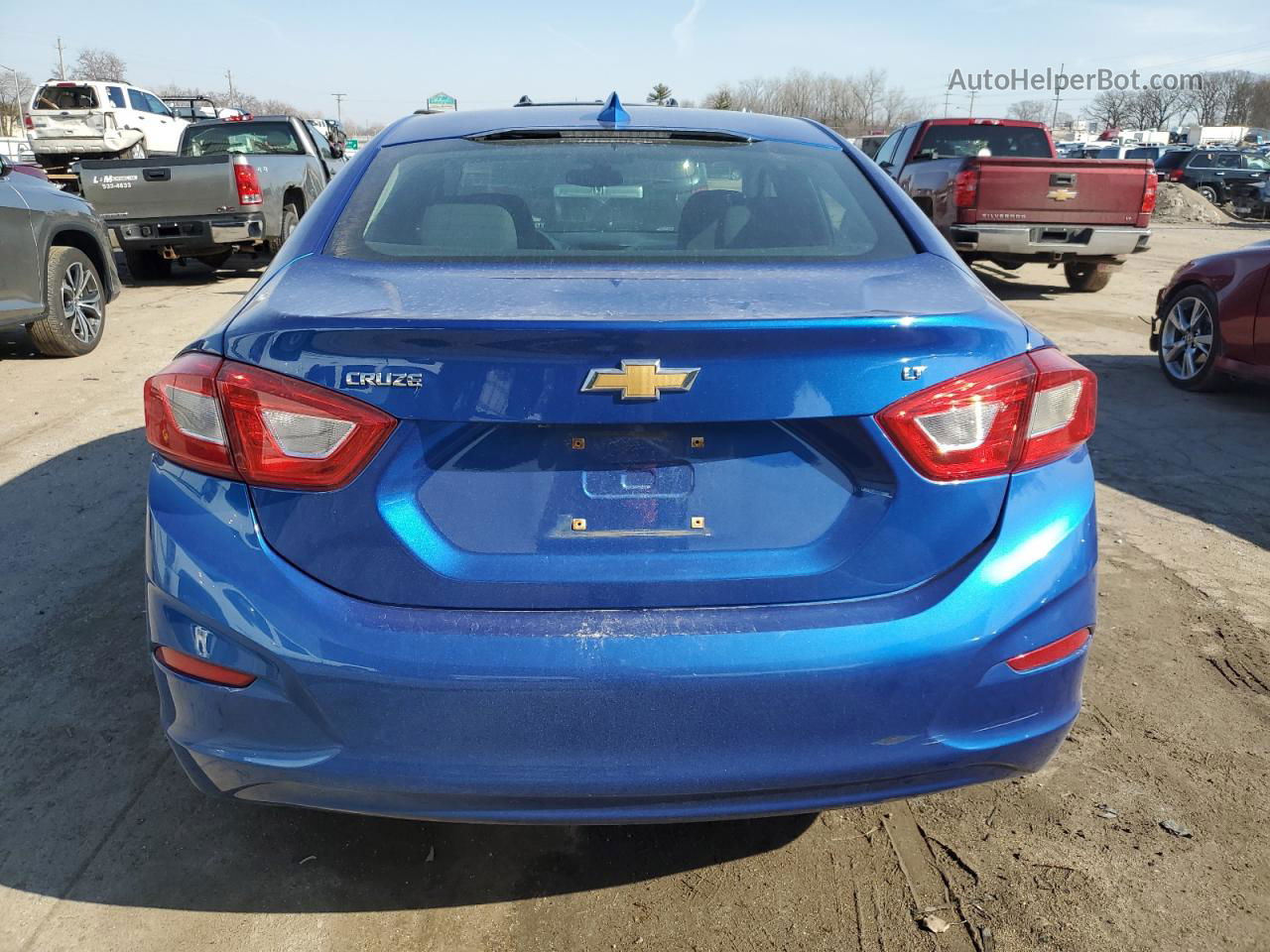 2018 Chevrolet Cruze Lt Blue vin: 1G1BE5SM5J7198826